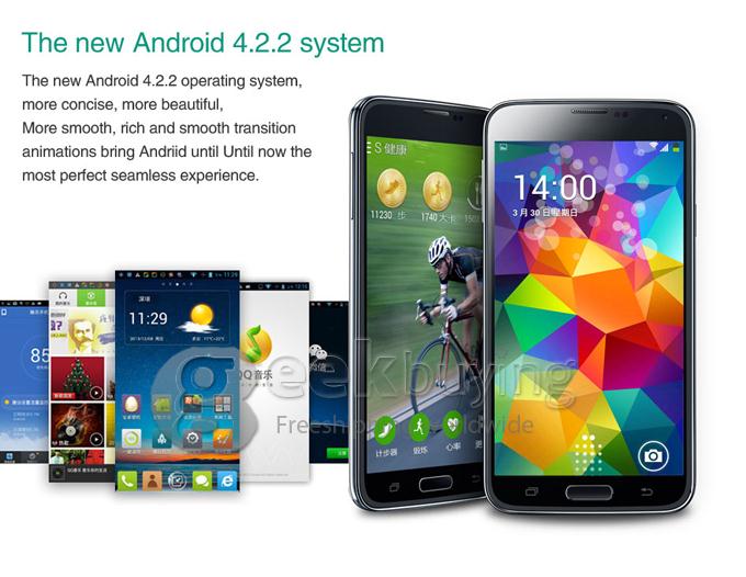 NO.1 S7 PRO MTK6582 Quad Core 1.3GHz 5.0Inch Android 4.2 OS Smartphone 1GB RAM 16GB ROM IPS HD Screen 13.0MP I9600 3G/GPS/Air gesture/OTG