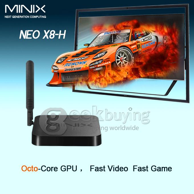 MINIX NEO X8-H Amlogic S802-H Android 4.4.2 TV BOX 2G/16G Dual Band WIFI 2.4G/5.8G XBMC