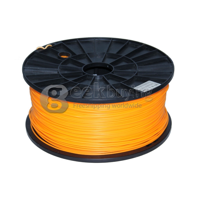 3D Printer Material PLA Filaments Consumables 3mm 1kg Plastic Cable - Orange