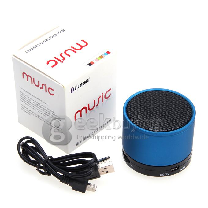 Wireless Portable Mini Bluetooth Speaker for Smart Phone MP3 PAD with Mic - Blue