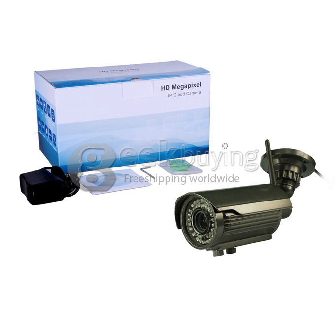 Outdoor IPCC-B14 P2P 720P H.264 ONVIF Waterproof Wireless Wifi IP Cloud Camera with IR-Cut Night Vision and Motion Detection
