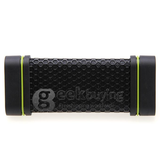 Portable Shockproof Wireless Remote Control Bluetooth Stereo Speaker - Black
