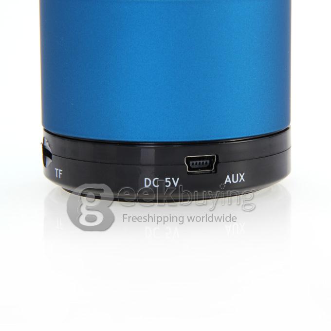 Wireless Portable Mini Bluetooth Speaker for Smart Phone MP3 PAD with Mic - Blue