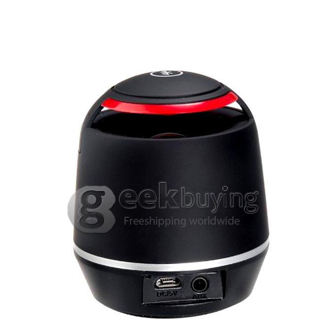 New Fashion Music S05 Mini Wireless Bluetooth Speaker with Mega Bass & TF Card Slot for iPhone, iPad, PC - Black