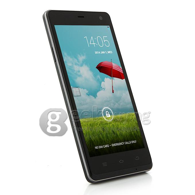 THL Ultrathin 4400 5.0inch MTK6582 1.3GHz Quad core Smartphone IPS HD Screen 1GB 4GB 13.0MP Android 4.2 4400mAh OTG Miracast - Black