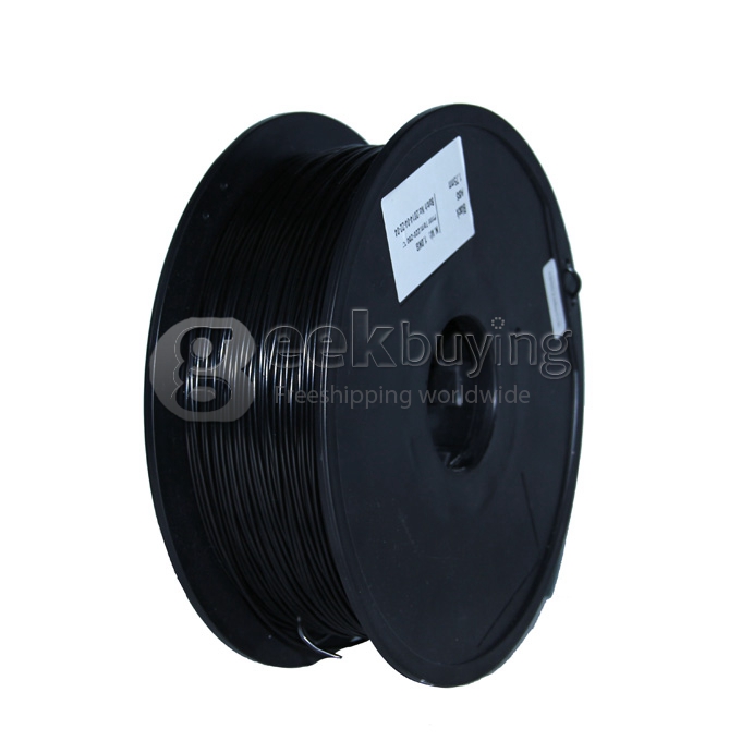 3D Printer Material PLA Filaments Consumables 1.75mm 1kg Plastic Cable - Black