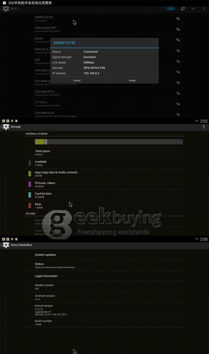 Measy B4A Amlogic S802 Quad-Core 2.0GHz Android 4.4 TV BOX HDMI HDD Player 2G/8G Bluetooth XBMC Support Miracast/DLNA OTA