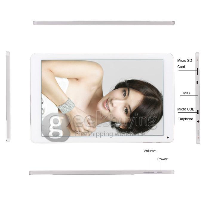 Venstar ACE 10 RK3188 1.6GHz 10.1 inch Tablet PC Android 4.2 Quad Core IPS Capacitive Touch Screen 1920*1200 2+16G White