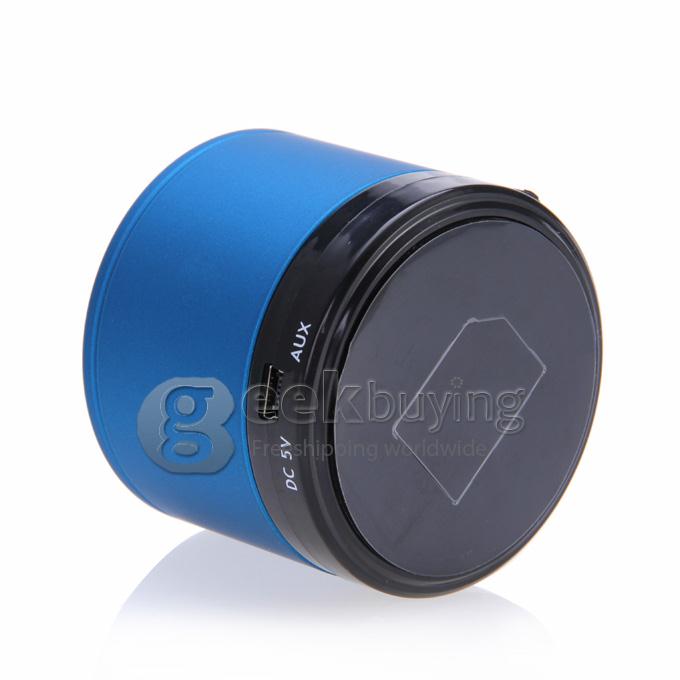 Wireless Portable Mini Bluetooth Speaker for Smart Phone MP3 PAD with Mic - Blue