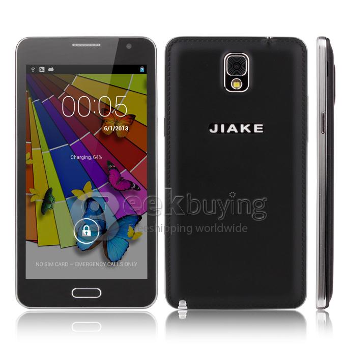 JIAKE N900W 5.3 inch Dual Core MTK6572 1.2GHz 512+4GB Android 4.2 3G/GPS- Black