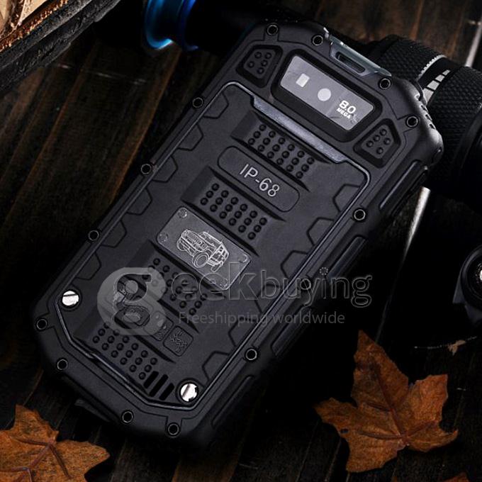 Hummer H5 Waterproof Ip67 phone 4inch IPS screen android 4.2 512MB+4GB dual core MTK6572A dual cardwith 3G phone-Grey