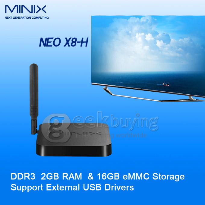 Bundle Deal MINIX NEO X8-H (X8H) Amlogic S802-H Quad Core Google Android 4.4 TV BOX + Tronsmart TSM01 English Version Air Mouse & Keyboard