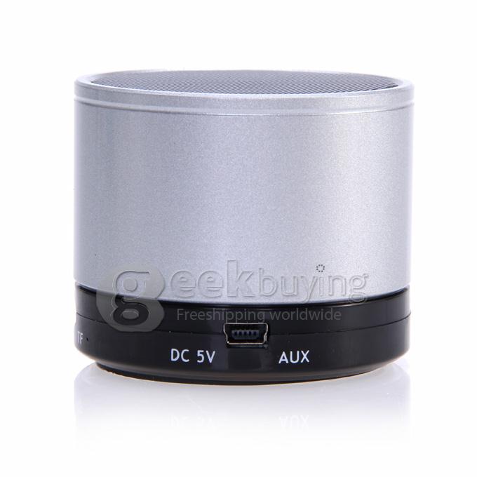 Wireless Portable Mini Bluetooth Speaker for Smart Phone MP3 PAD with Mic - Silver