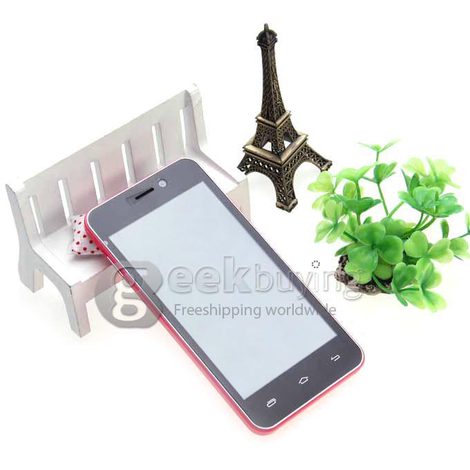 Doogee Valencia DG800 4.5inch IPS QHD Screen MTK6582 Quad Core Smartphone 1GB 8GB 13.0MP Android 4.4 3G GPS OTG OTA - Red