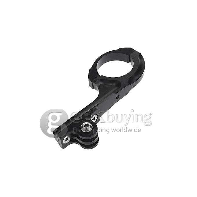 Aluminum Bike Motorcycle Holder Adapter Mount Handlebar 31.8mm For Gopro Camera Hero 3 2 1 - Black