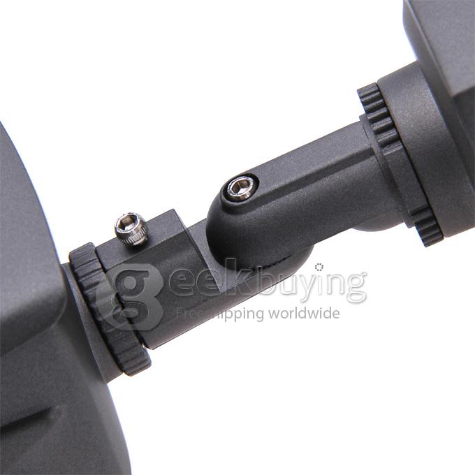 700TVL Surveillance Outdoor Waterproof CCTV Camera 1/3 CMOS 3.6 mm Lens 24 LEDs IR NightVision with Bracket - Black (NTSC)