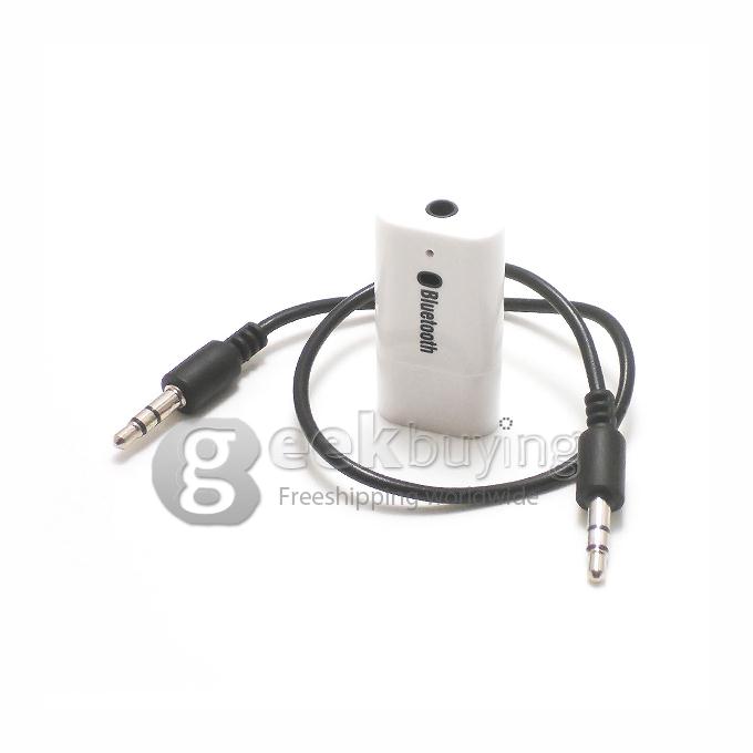 Hot Bluetooth Wireless Receiver Adapter USB Dongle 3.5mm Stereo Music Receiver for Speakers - White