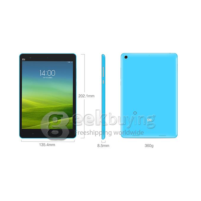 Xiaomi MiPad NVIDIA Tegra K1 Quad Core 2.2GHz 7.9 Inch Retina Touch Screen 2048*1536 Tablet PC Android 4.4 2GB/16GB 8.0MP+5.0MP - Blue
