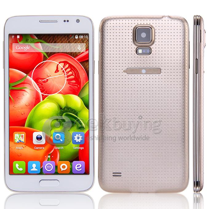 JIAKE G900W Smartphone Android 4.4.2 MTK6582 Cortex A7 quad core 1.3GHz 5.0 Inch QHD Screen 960 x 540 5.0MP 1GB 8GB - Golden