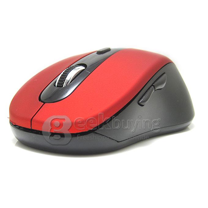 Bluetooth Mouse for Windows 98/SE/2000/XP/Vista/Windows 7/Server 2003 Sleep Mode Red