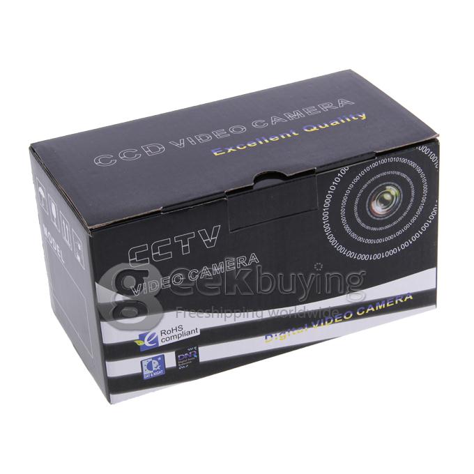 1/3 CMOS 700TVL 3.6mm Lens 36 IR LEDs Night Vision Waterproof Outdoor Surveillance CCTV Camera with Bracket - White (NTSC)