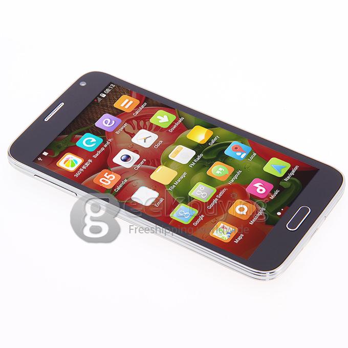 JIAKE G900W MTK6582 Cortex A7 Quad Core 1.3GHz 5.0 Inch Android 4.4.2 OS Smartphone 1GB RAM 8GB ROM QHD Screen 5.0MP - Black