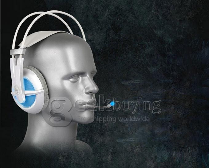Somic G938 7.1CH Sound Effect Headband Gaming Headset USB Plug Wired Game Headphone with Microphone for PC Laptop Black