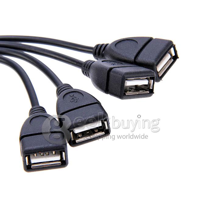 New High Speed 4 Ports Octopus USB 1.1 Hub Sharing Switch Converter Adpter for PC Laptop