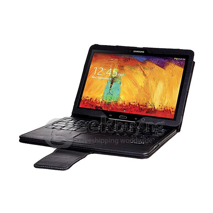 Removable Bluetooth Touchpad Keyboard for Samsung Galaxy Note 10.1 Inch 2014 Edition - Black
