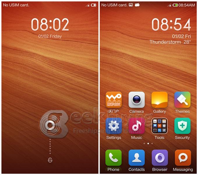 Xiaomi Redmi 1S 4.7Inch Qualcomm Quad core Smartphone MIUI V5 OS IPS HD Screen 1GB RAM 8GB ROM 8.0MP Camera MIUI OTG Gyroscope - Pink