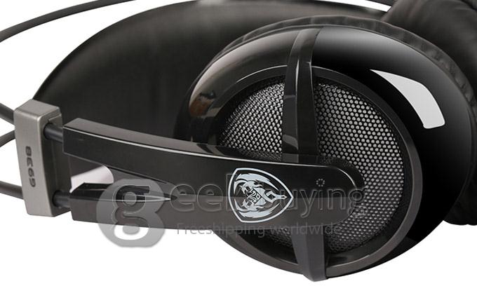 Somic G938 7.1CH Sound Effect Headband Gaming Headset USB Plug Wired Game Headphone with Microphone for PC Laptop Black