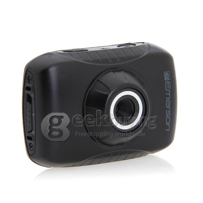 F5B 1.3 MP HD 720P CMOS Helmet Action Camera 120 Degree Wide Lens Outdoor Sports Camcorder 20M Waterproof - Black