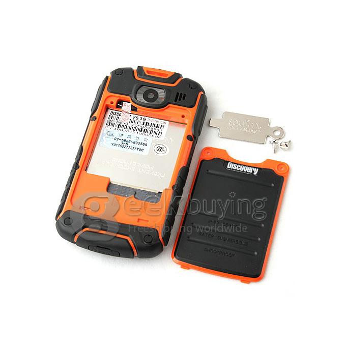 Discovery V5 3.5 Inch Drfy Smart Phone MTk6515 Cortes A9 1.2Ghz Android4.0 OS Dual Cameras 3G /WIFI -Orange