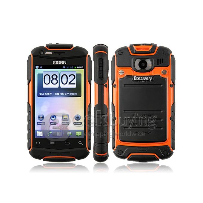 Discovery V5 3.5 Inch Drfy Smart Phone MTk6515 Cortes A9 1.2Ghz Android4.0 OS Dual Cameras 3G /WIFI -Orange