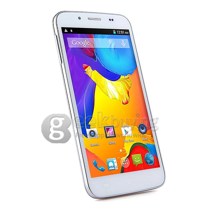 Star C2000 5.0inch MTK6582 Quad core 1.3GHz Smartphone IPS FWVGA 512MB RAM 4GB ROM 8.0MP Android 4.4 OTG Air Gesture Miracast With Leather case/Hard case——White