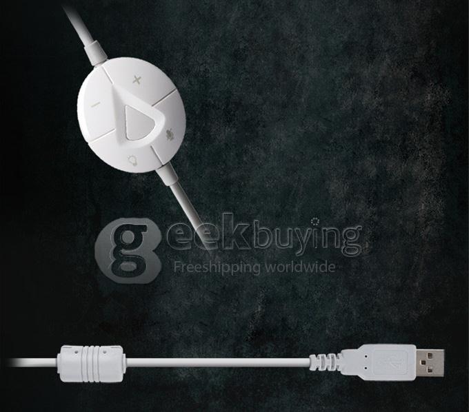 Somic G938 7.1CH Sound Effect Headband Gaming Headset USB Plug Wired Game Headphone with Microphone for PC Laptop Black