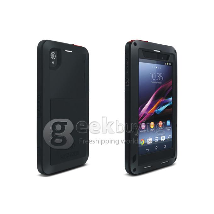 LOVE MEI Weather/Dirt/Shockproof Protective Case for SONY Xperia Z1 L39h - Black