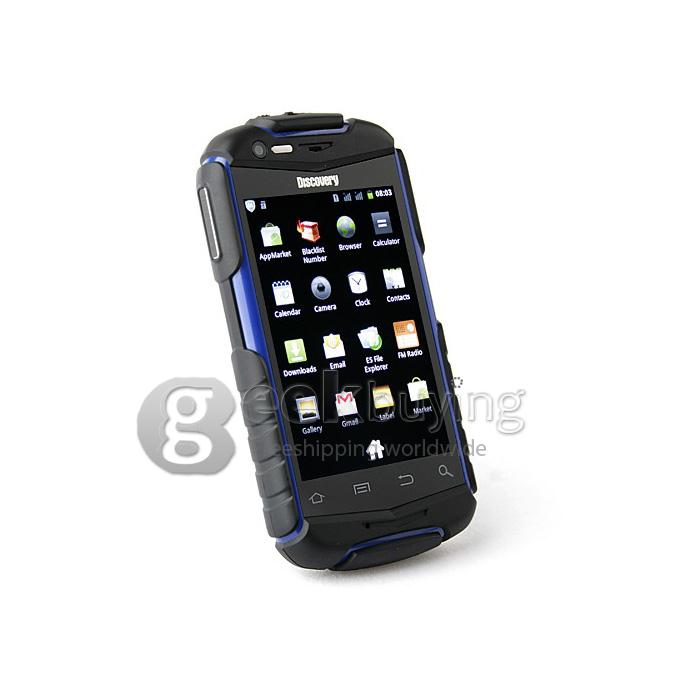 Discovery V5 3.5 Inch Drfy Smart Phone MTk6515 Cortes A9 1.2Ghz Android4.0 OS Dual Cameras 3G /WIFI -Blue