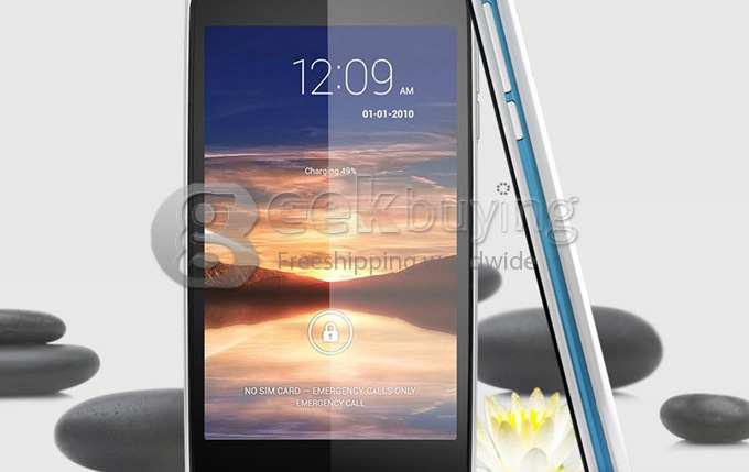 CUBOT GT95 MTK6572W 1.3GHz Dual Core 1.3GHz 4.0Inch Android 4.2 OS Smartphone 512MB RAM 4G ROM WVGA Capacitive Touch Screen 5.0MP 3G - White