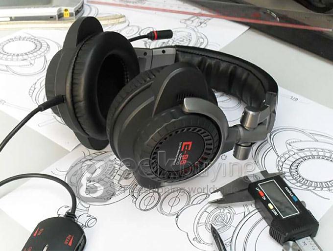 Somic E-95 V2010 E95 Vibration 5.1 USB Game Stereo Headphone with Microphones Gaming Headset Earphones Headphones -Black
