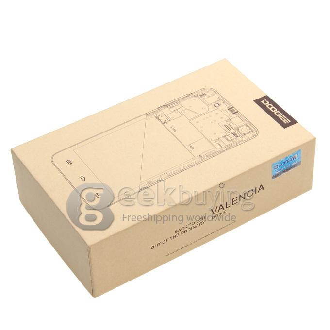 Doogee Valencia DG800 4.5inch IPS QHD Screen MTK6582 Quad Core Smartphone 1GB 8GB 13.0MP Android 4.4 3G GPS OTG OTA - Red