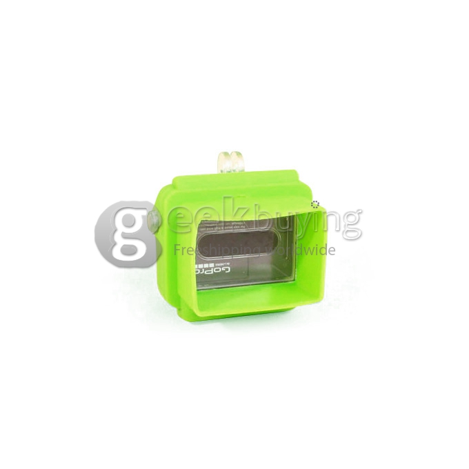 Silicone Protective Dirtproof Soft Rubber Case Cover Skin for Gopro HD Hero 3+ / 3 Camera (Green)