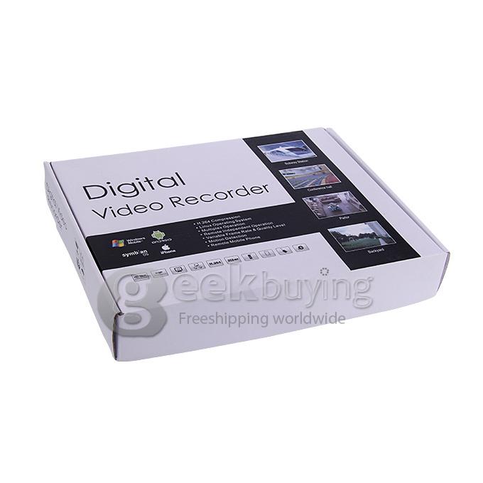 8 Channel H.264 D1 CCTV DVR Dual Stream / Network / iPhone Android Live View (PAL)