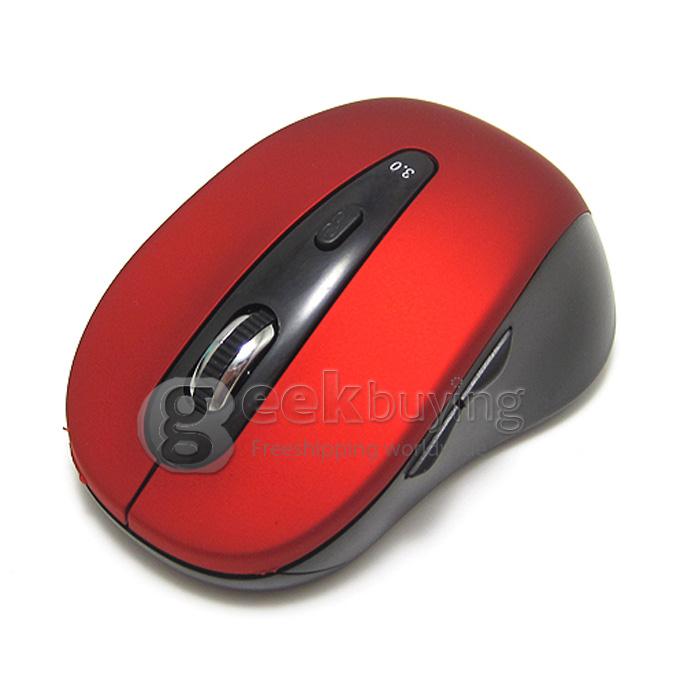 Bluetooth Mouse for Windows 98/SE/2000/XP/Vista/Windows 7/Server 2003 Sleep Mode Red