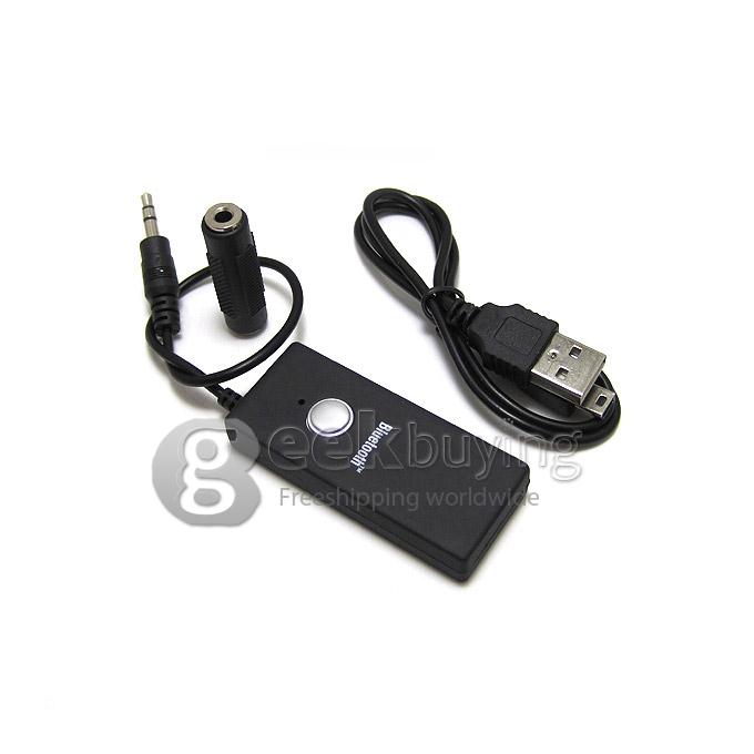 Wireless Bluetooth Transmitter Stereo HiFi A2DP Stereo Audio Dongle Adapter Connector 3.5mm Receiver