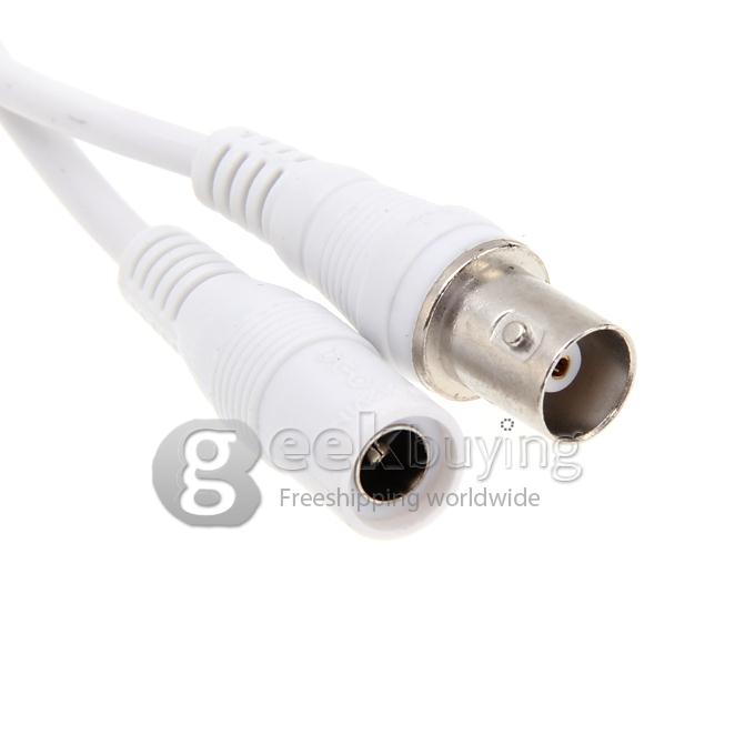 1/3 CMOS 700TVL 3.6mm Lens 36 IR LEDs Night Vision Waterproof Outdoor Surveillance CCTV Camera with Bracket - White (NTSC)