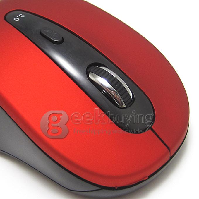 Bluetooth Mouse for Windows 98/SE/2000/XP/Vista/Windows 7/Server 2003 Sleep Mode Red