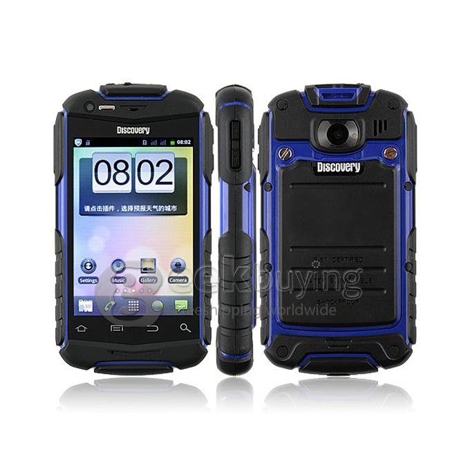 Discovery V5 3.5 Inch Drfy Smart Phone MTk6515 Cortes A9 1.2Ghz Android4.0 OS Dual Cameras 3G /WIFI -Blue