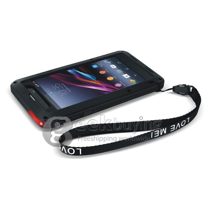 LOVE MEI Weather/Dirt/Shockproof Protective Case for SONY Xperia Z1 L39h - Black
