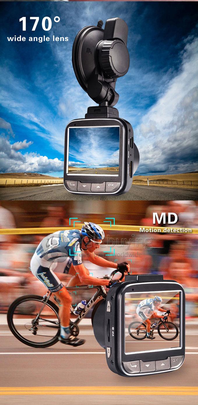 Blackview G50 2.0 Inch 1080P 30fps Car DVR Video Recorder Novatek 96650 170 Degree Lens WDR Motion Detection H.264 4X Digital Zoom Dashcam